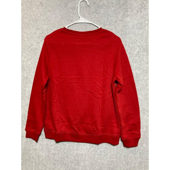 Wondershop Pajama 3pc Set Small Buffalo Check Shorts Red Sweatshirt Matching Bag - Picture 5 of 12